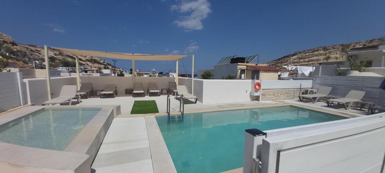 Antonios 1 Apartment มาตาลา ภายนอก รูปภาพ